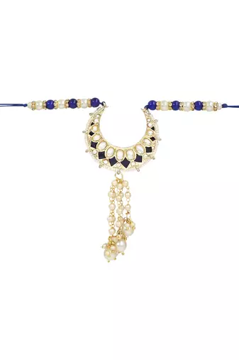 rakshabhandhan special designer pearl hanging lumba combo rakhi for bhabhi/sister 