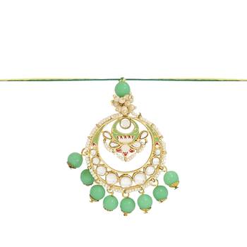 rakshabhandhan special designer pearl hanging lumba bracelet rakhi for bhabhi/sister  2