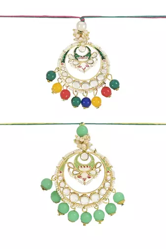 rakshabhandhan special designer pearl hanging lumba combo rakhi for bhabhi/sister 