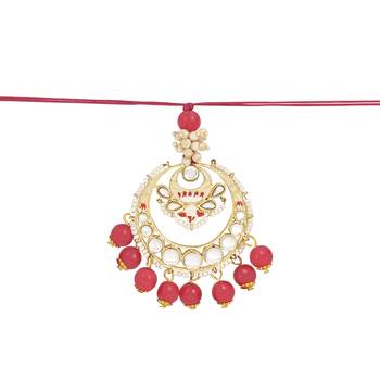 rakshabhandhan special designer pearl hanging lumba bracelet rakhi for bhabhi/sister  1