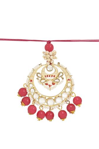 rakshabhandhan special designer pearl hanging lumba bracelet rakhi for bhabhi/sister (r106q-l)