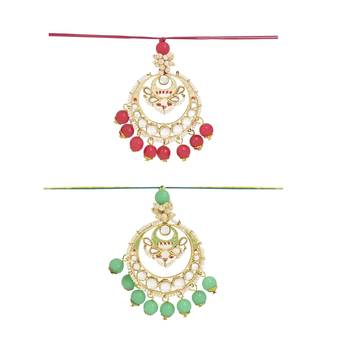 rakshabhandhan special designer pearl hanging lumba combo rakhi for bhabhi/sister  2