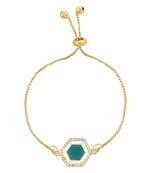 rakshabhandhan special designer pearl hanging lumba bracelet rakhi for bhabhi/sister 