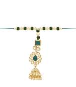 rakshabhandhan special designer pearl hanging lumba bracelet rakhi for bhabhi/sister 