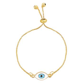 rakshabhandhan special designer enamel evil eye bhaiya bhabhi lumba bracelet rakhi combo set with roli chawal 3