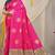 PINK BANARASI SILK FESTIVE SAREE WITH BLOUSE 