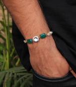 Green Stone Rakhi
