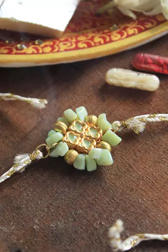 Lush Green Rakhi
