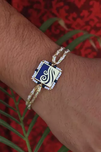 Lively Beaded Rakhi