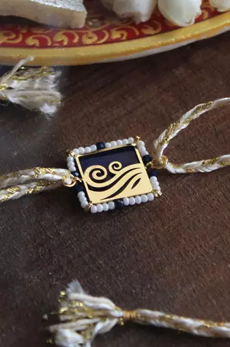 Lively Beaded Rakhi