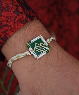 Mountain Calling Beaded Rakhi 1
