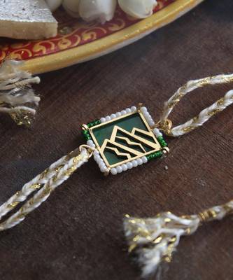 Mountain Calling Beaded Rakhi 4