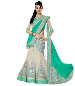 Dazzling Diva Liril & Cream  color Designer Lehenga Choli
