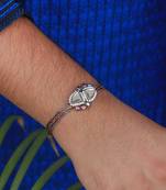 Trillion Kundan And Bead Rakhi