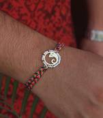 Golden Beaded Divinity Rakhi