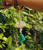 Golden Disc With Turquoise Tassel Lumba