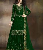 FASHION KREZA WOMEN'S RANGOLI SILK EMBROIDERY WORK SALWAR SUIT WITH DUPATTA SET SEMI STITCHED