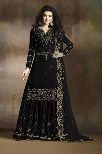 FASHION KREZA WOMEN'S RANGOLI SILK EMBROIDERY WORK SALWAR SUIT WITH DUPATTA SET SEMI STITCHED