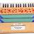 OM Harmonium Mini Magic By Kaayna Musicals, No Stop- 2 Octave, Teak Colour, Gig Bag