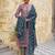 Jaitpuriya women pink floral print straight kurta palazzo and dupatta set