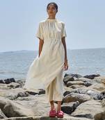 Off white tora tunic set