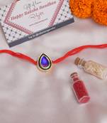 Gold Kundan Rakhi