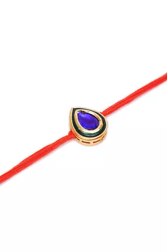 Gold Kundan Rakhi