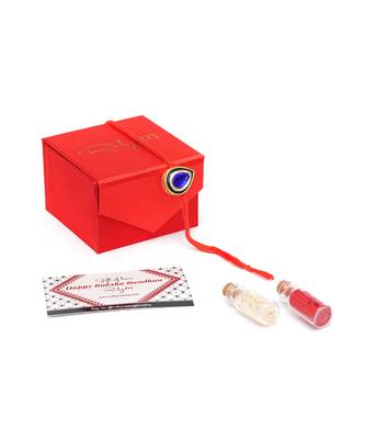 Gold Kundan Rakhi 5