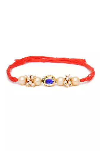 Gold Kundan Rakhi