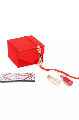 Gold Kundan Rakhi