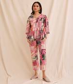 Pink jungle fever co ord set