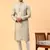 Tabard Grey Jacquard Full Sleeves Regular fit Kurta Churidar Set