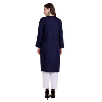 Lucknowi rayon chikankari kurta set 2