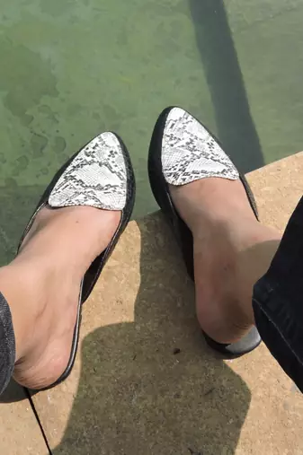 Black feet charmer footwear