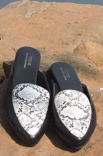 Black feet charmer footwear