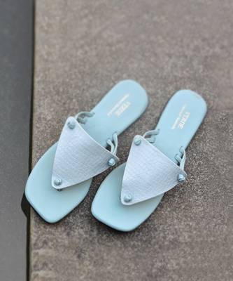 Sky blue texture akasa footwear 3