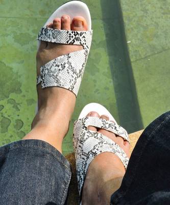 White shesha footwear 4