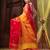 Pure linen bengal handloom  jamdani work saree