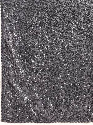 SLATE GREY THREAD AND MULTIPLE SEQUINS EMBROIDERED GEORGETTE DESIGNER SAREE 4