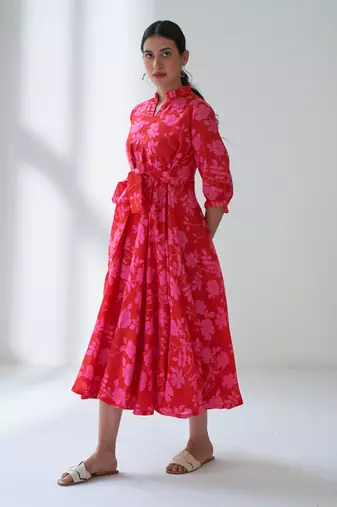 Lovestruck hot pink dress