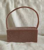 Gold shimmer bucket bag