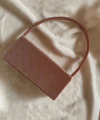 Gold shimmer bucket bag 2