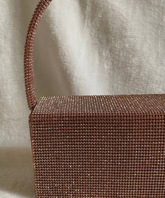 Gold shimmer bucket bag 3