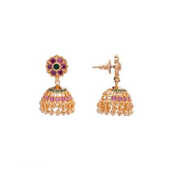 Gold earrings 2