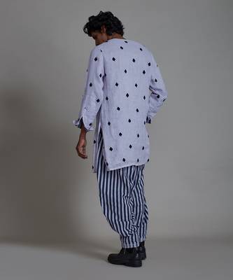Lavender taash stripe balloon pant 3