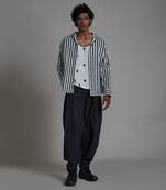 Black striped taash shirt set