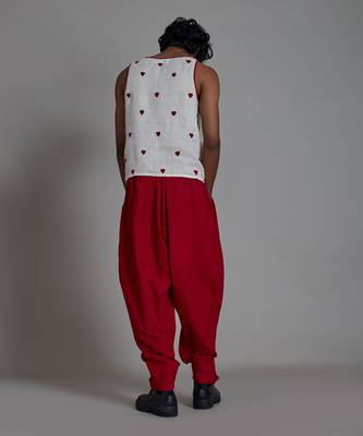 Red taash balloon pant 4