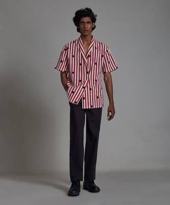 Black taash straight pant 1