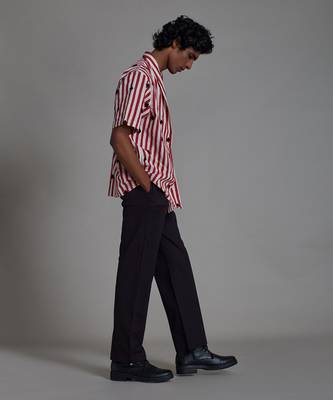Black taash straight pant 4