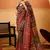 Black Women'S Kashmiri Pashmina Woven Design Celebrity Saree With Blouse Piece